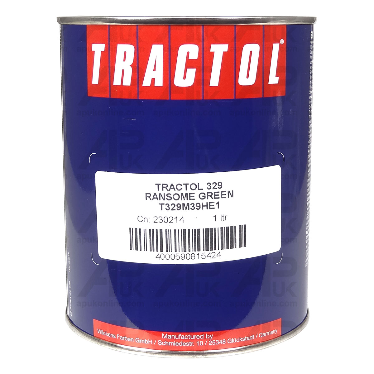 1L 1 Litre Tractol Green for Ransome Ride on Rotary Mower Garden Lawn Tractor