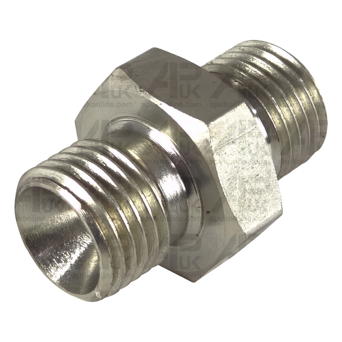 Hydraulic Adaptor 1/4&#039;&#039; BSP Male - Male Connector for John Deere JCB Tractor