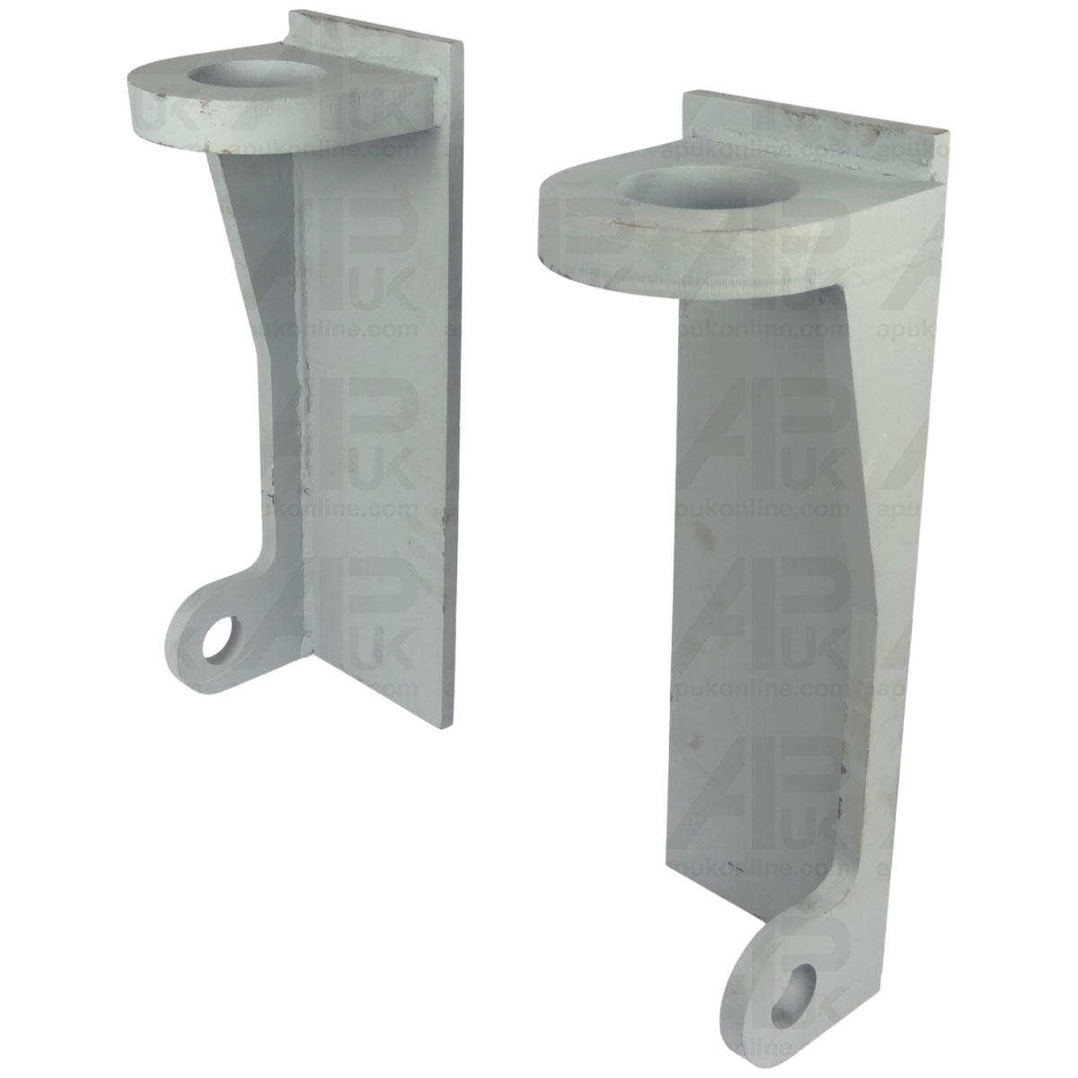 Loader Bracket Pair Weld on Pin &amp; Cone for Matbro John Deere Tractor Telehandler