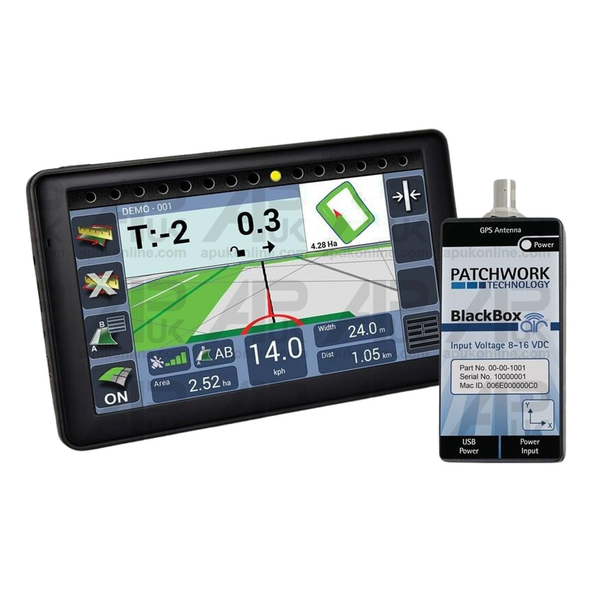 Digital Map GPS Kit 7&quot; Display Guidance System for Tractor Sprayer Harvester