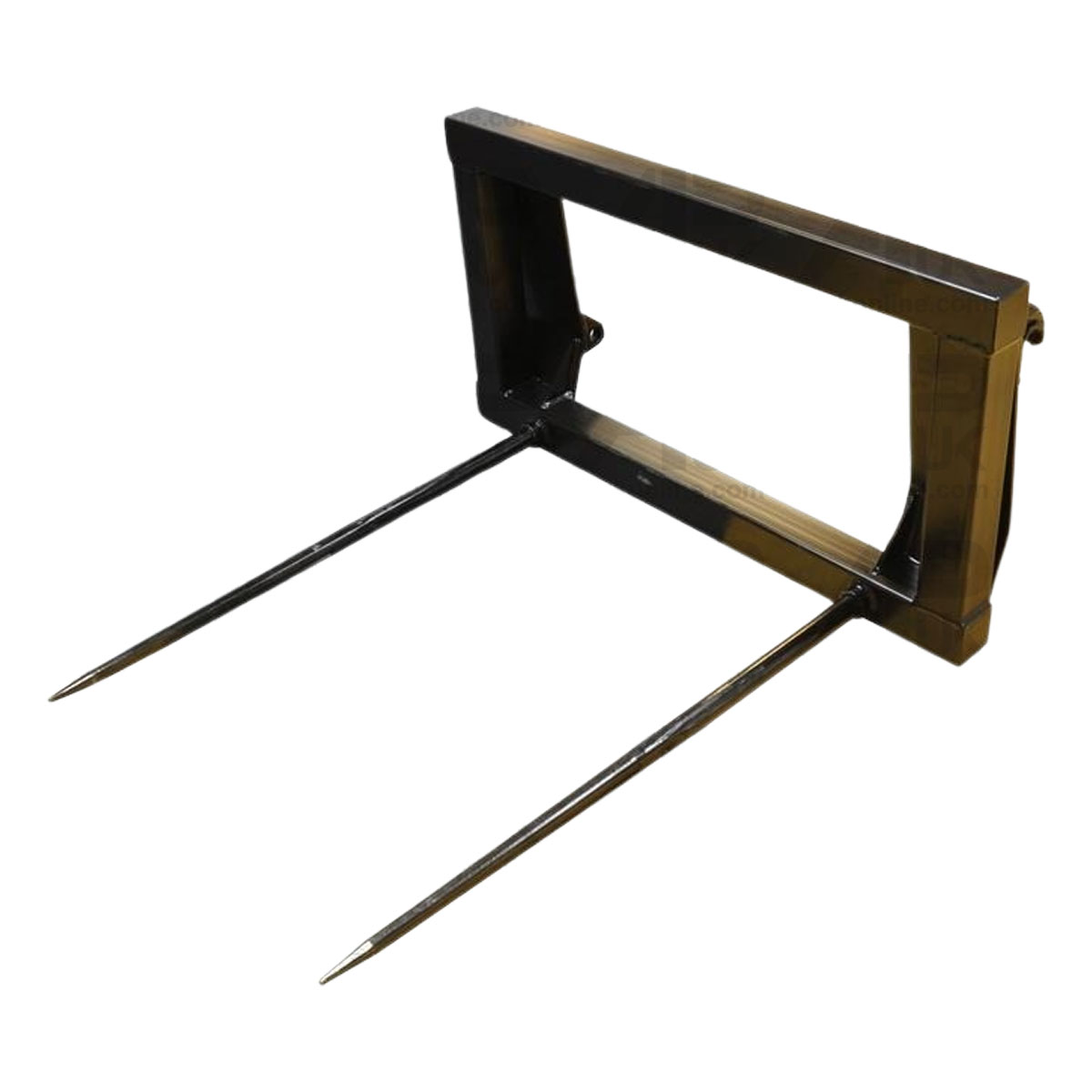 Tractor Bale Frame M22 x 1100mm Conus 1 Tines Front Loader Brackets Telehandler