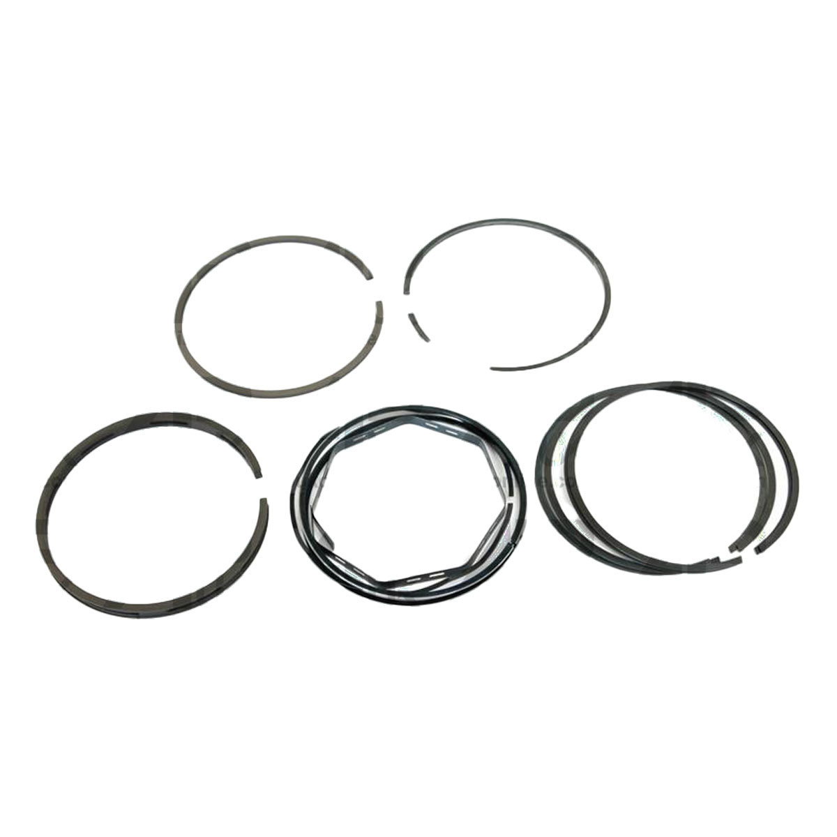 Piston Cord Ring 5pc Pack Set for Perkins A3.152 A4.203 AD3.152 AD4.203 Engine