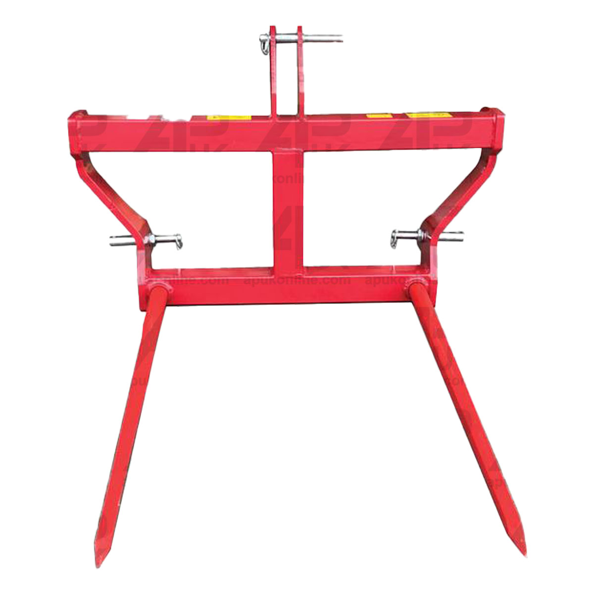 Tractor Cat 2 Bale Frame M28 x 1250mm Tines Front Loader Brackets Telehandler