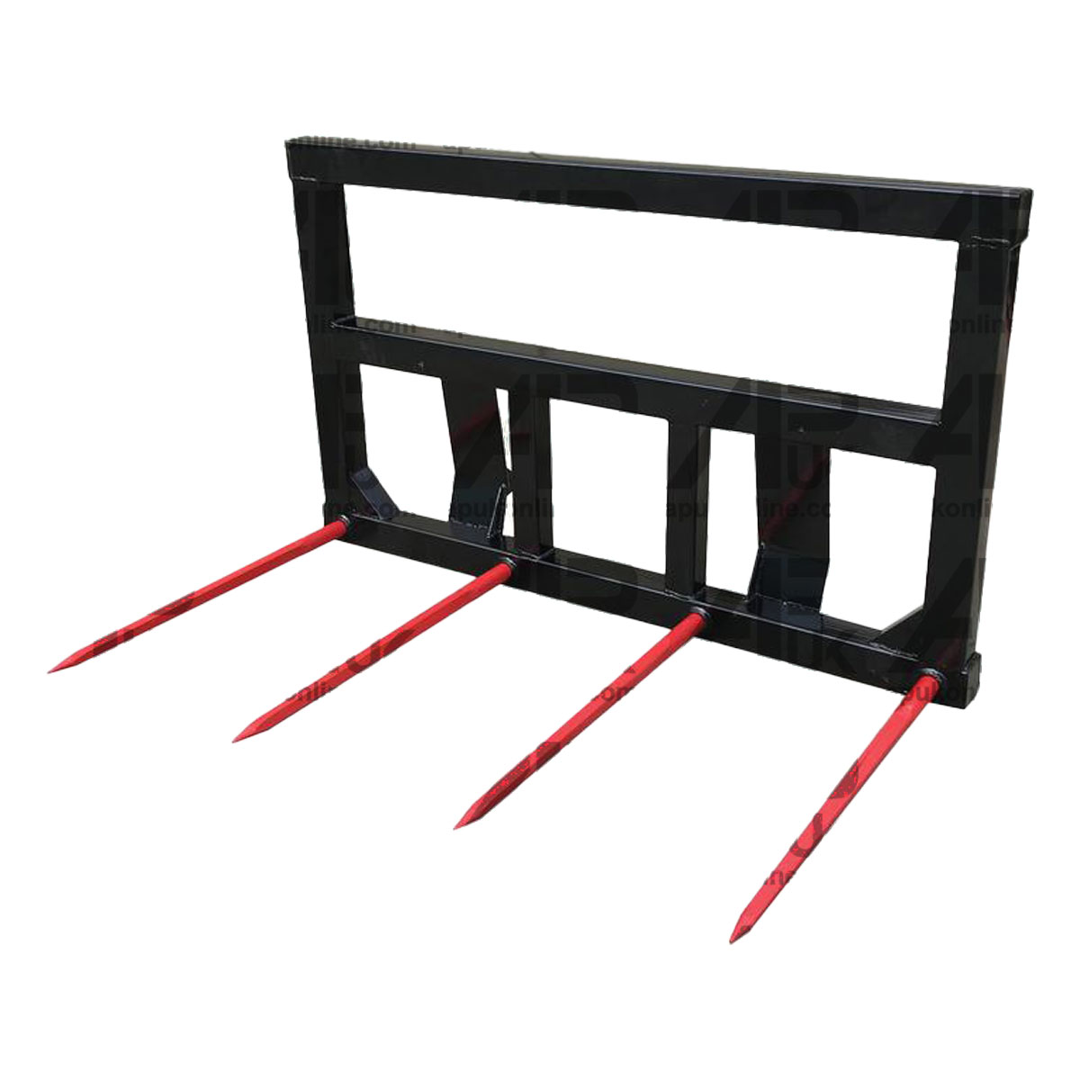 Heavy Duty Big Square Bale Frame M28 x 1100mm 4 Spike Tines Conus 2 Tractor