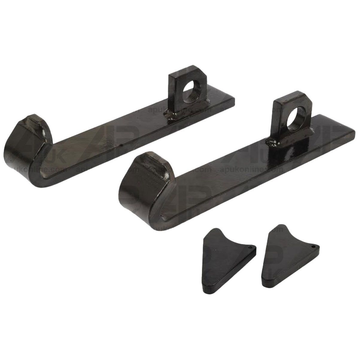 Euro 3 Loader Brackets Pair Weld on Quick Attach Pickup for Tractor Implement