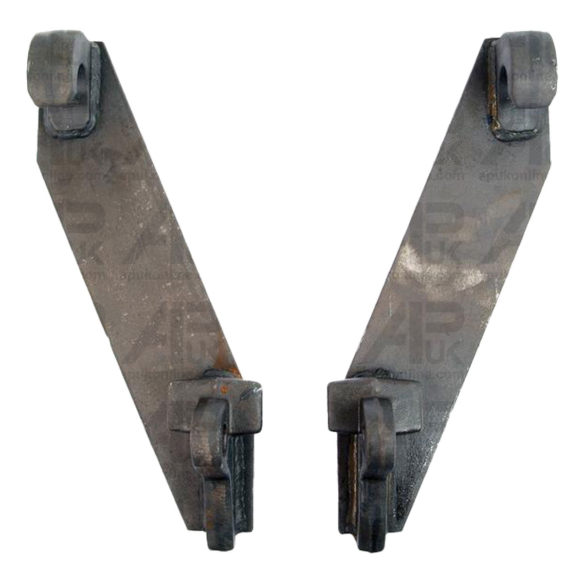 Loader Brackets L/R Weld on Pair Frame Quick Hitch Attachment ALO Quicke Tractor