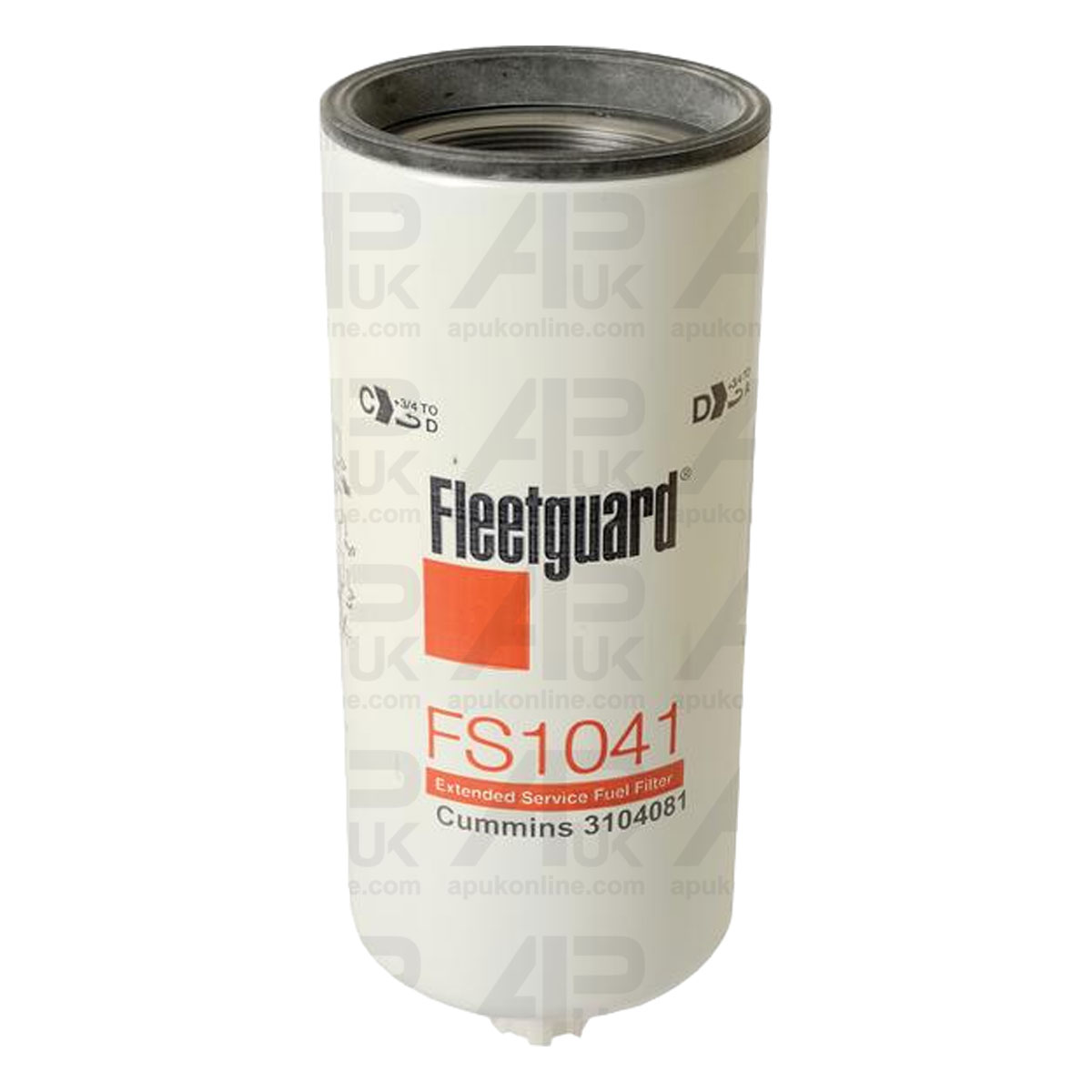 Fleetguard Fuel Separator FS1041 Spin On for New Holland TJ380 TJ430 Tractor