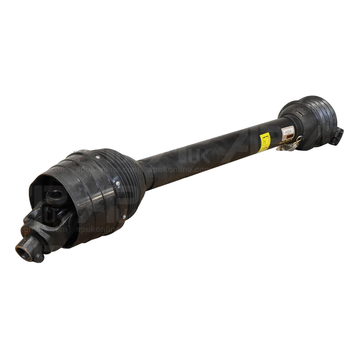 Complete PTO Shaft Assembly 1010mm 80° Wide Angle to 1 3/8&quot; QR Tractor Implement