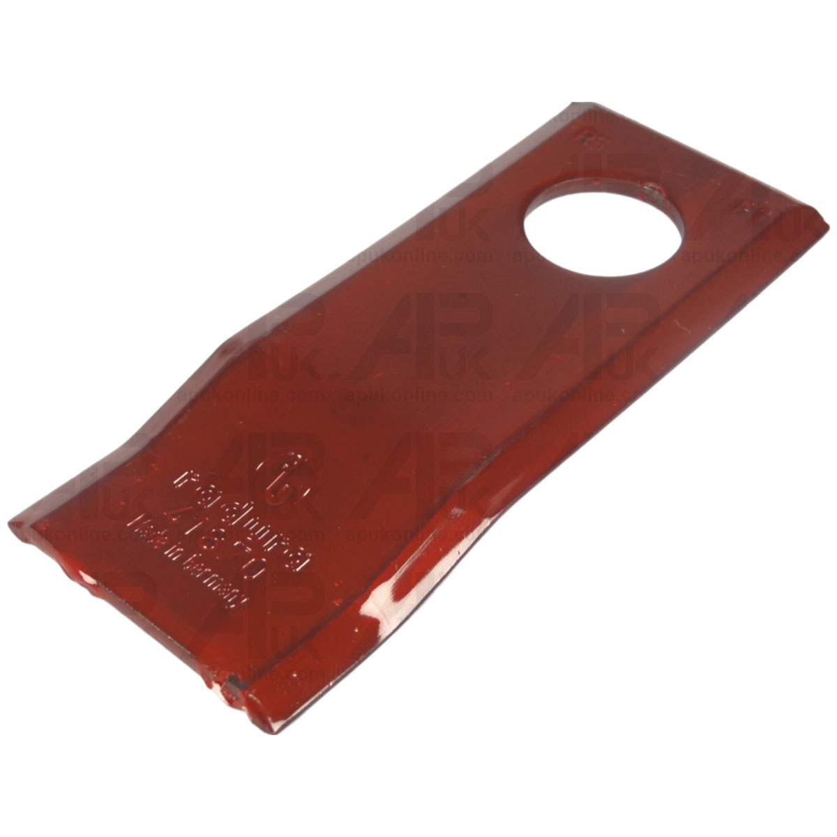 Twisted Blade RH 122 x 45 x 4mm for John Deere Disc Mower Cutting Implement