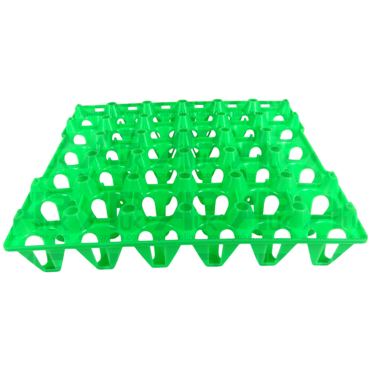 Plastic Egg Eton Tray Stack Store Sort Transport Reuse 30 Capacity Green Flexi