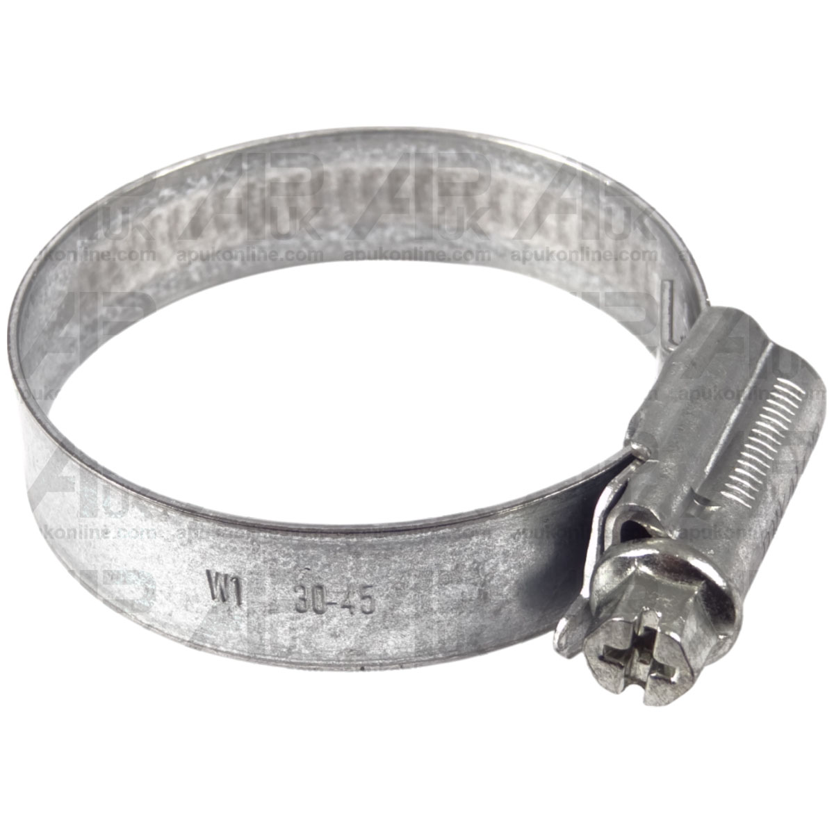 Universal Worm Drive Rubber Hose Pipe Clip Clamp 32-44mm for Various Tractor