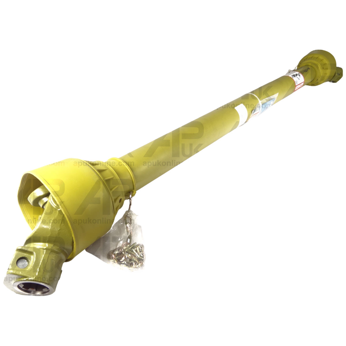 PTO Shaft Complete Yellow 1400mm for Massey Ferguson John Deere Tractor Sprayer