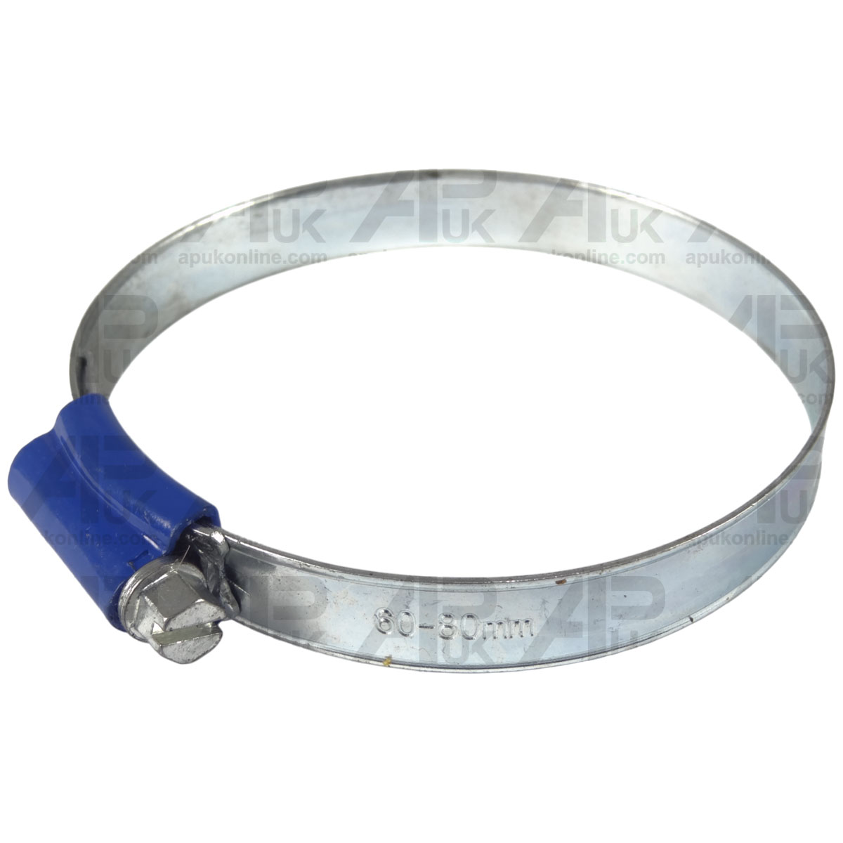 Worm Drive Hose Clip 60-80mm Rubber Pipe Jubilee Clamp Radiator Coolant Tractor