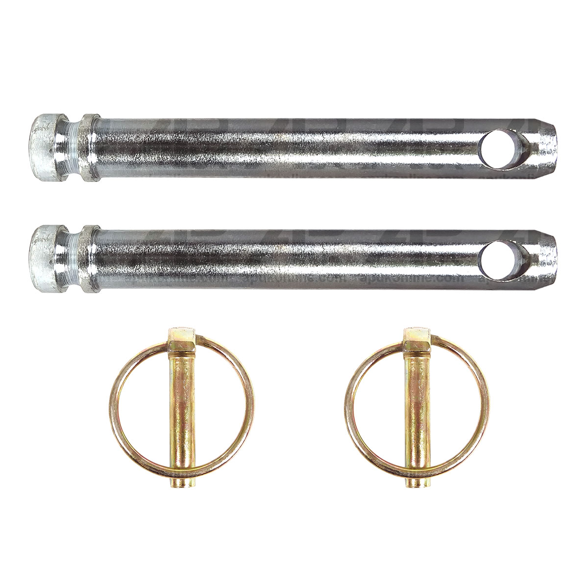 2x Top Link Pin with Linch Pin 19mm x 120mm Cat 1 for Massey Ferguson Tractor