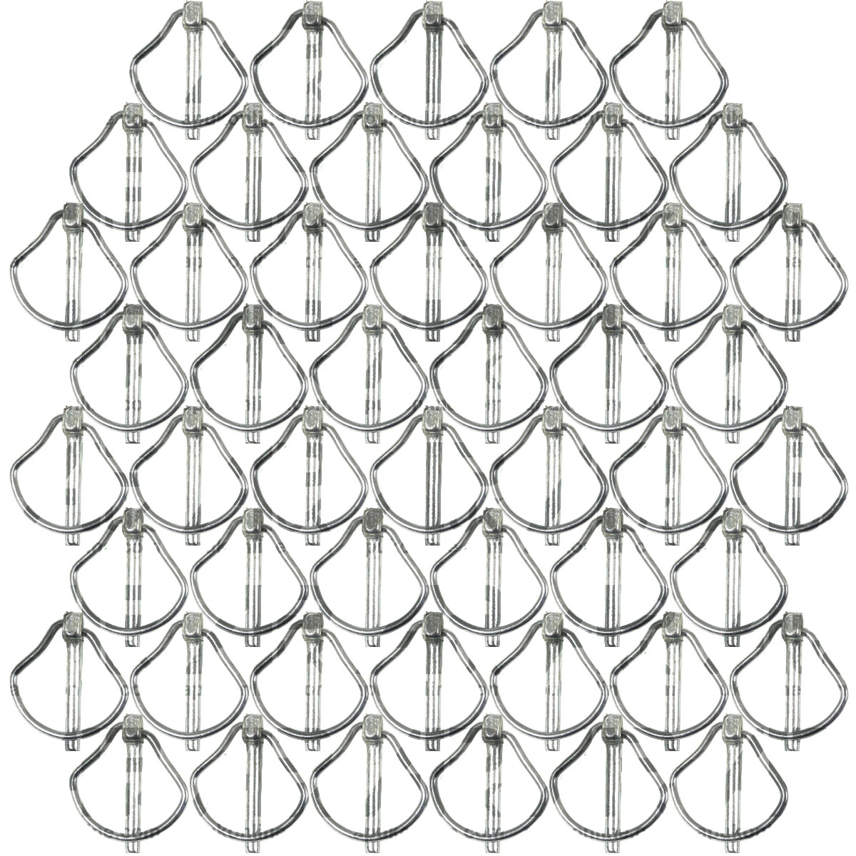 50 Lynch Linch Pins Pin 6 x 45mm Tractor Trailer Linkage Farm Horse Box for JCB