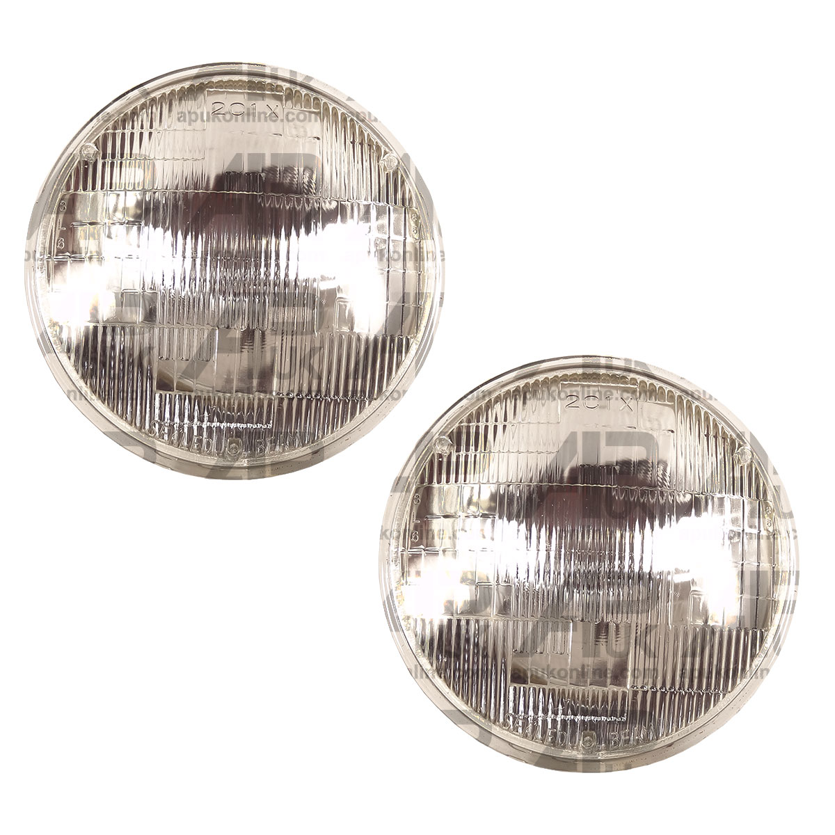 2 X Genuine Sealed Beams 5 3/4&quot; Headlights Headlamps Classic Car Tractor RHD UK