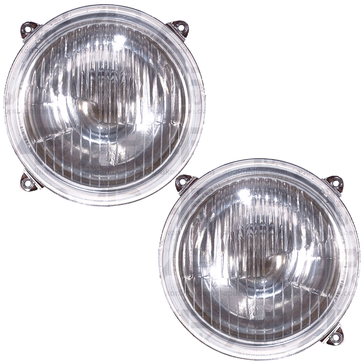 Pair HeadLight Headlamp for Massey Ferguson 550 565 575 590 675 690 698 Tractor