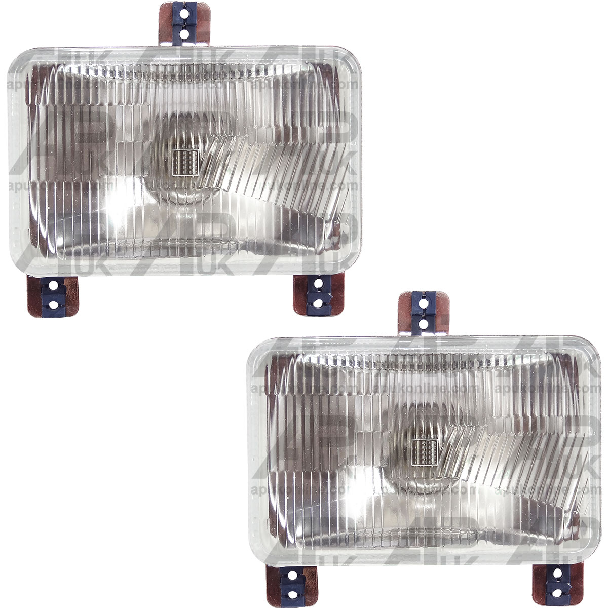 Pair Headlight Headlamp for Massey Ferguson 240 253 263 340 342 350 352 Tractor