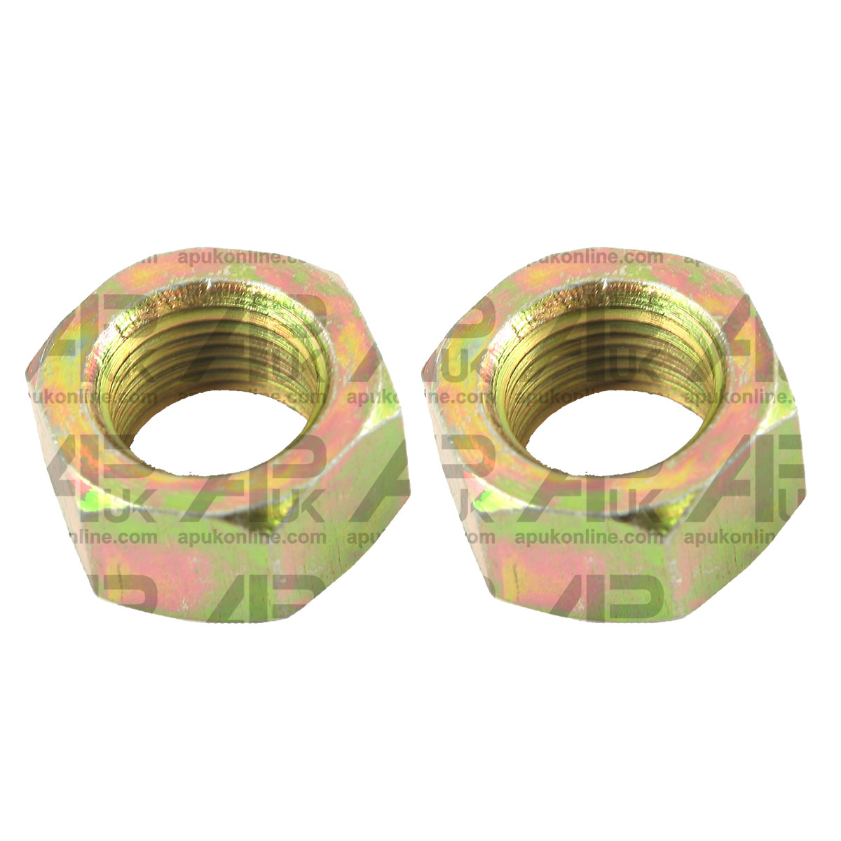 2x Wheel Rim Hex Nuts 5/8&quot; UNF for Case IH 275 384 395 444 585 595 674 Tractor