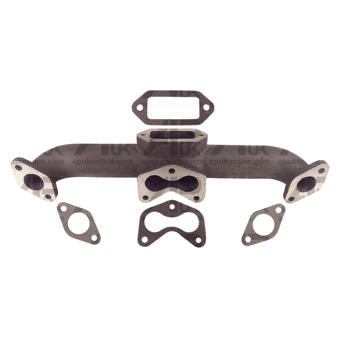 Exhaust Manifold &amp; Gasket Set for David Brown 990 995 996 1200 1210 1212 Tractor