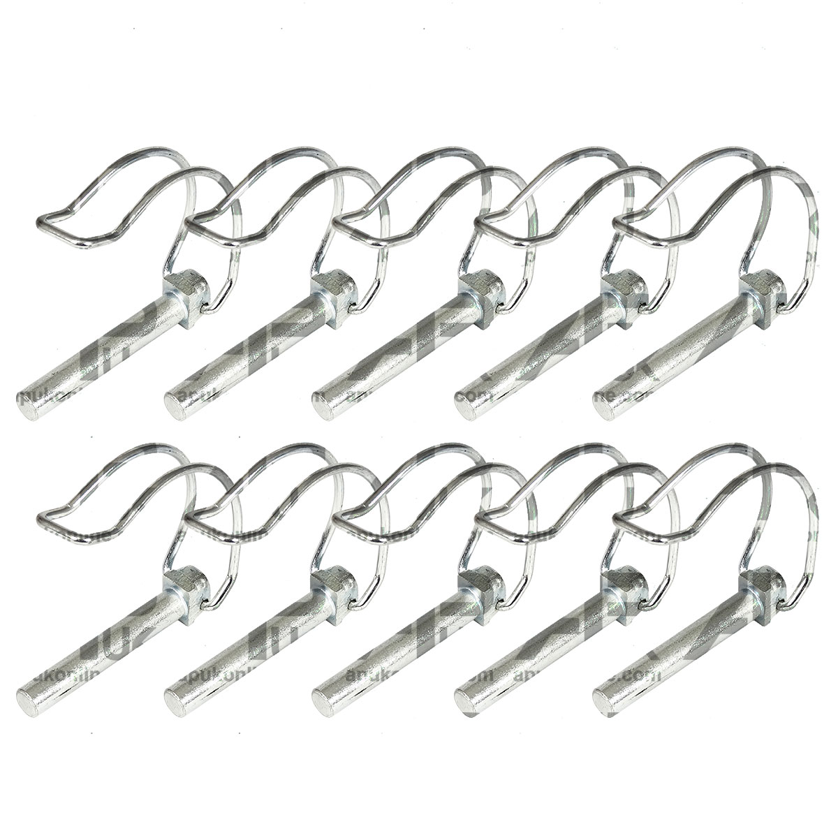 10 Pipe Tube Linch Lynch Pin 10 x 60mm Trailer Tractor Truck Linkage Stabiliser