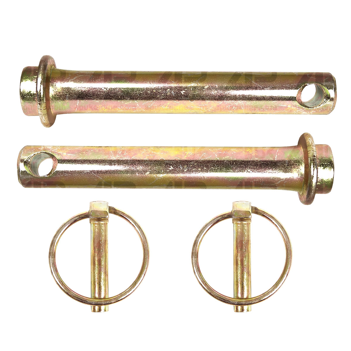 Pair Top Link Pin &amp; Linch Pins Linkage for Massey David Brown Cat 1 Tractor