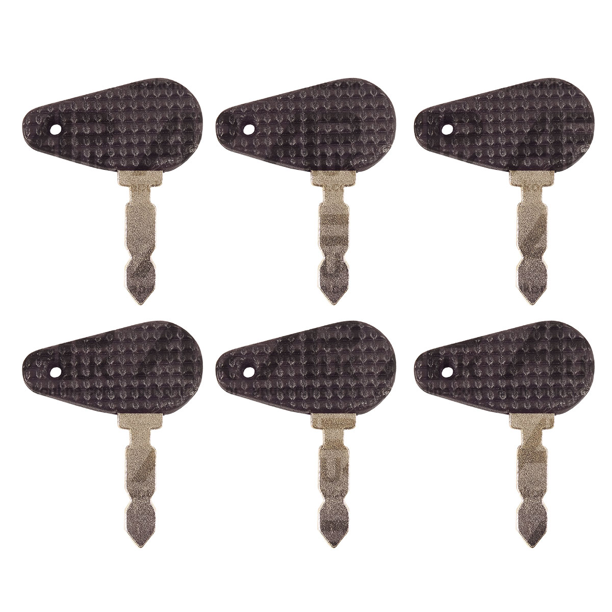 6x Universal Ignition Switch Keys Tractor Digger Forklift Dumper Lucas Type
