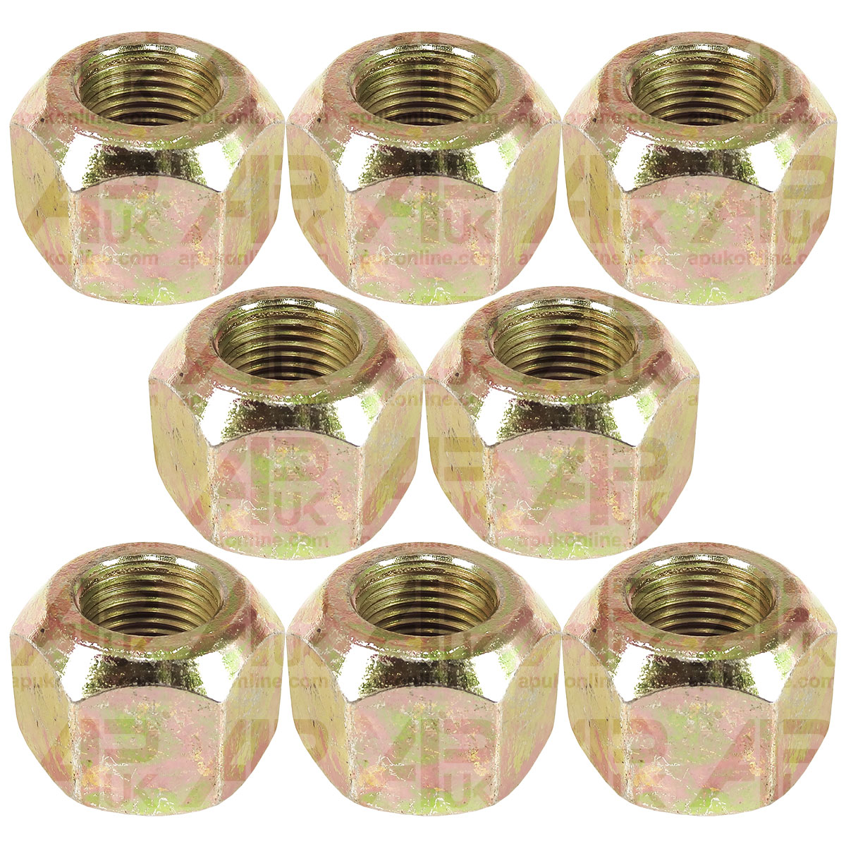 8x Rear Wheel Nut 5/8&quot; UNF for Massey Ferguson Ford Fordson David Brown Tractor