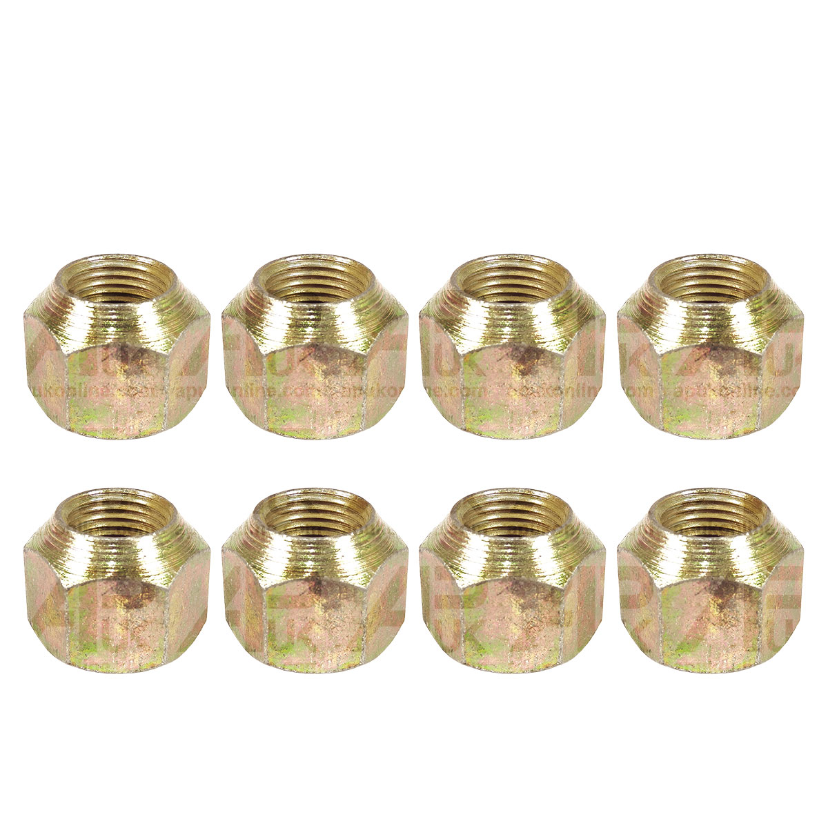 8x Rear Wheel Cone Nut 11/16&quot; UNF for Massey Ferguson 20F 30E 40E 50B Tractor