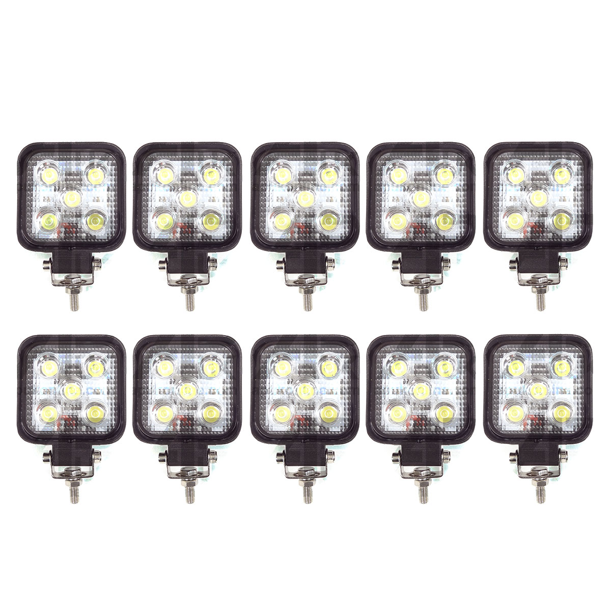 10x 15W LED work Light Lamp 12V Flood Beam 24V Truck Tractor Jeep ATV Car Boat