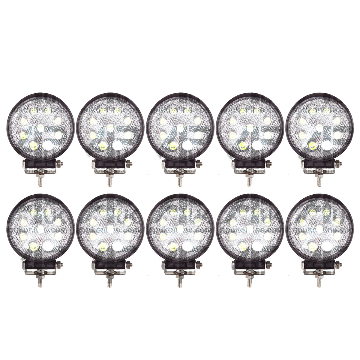 10 x 27W LED work Light Lamp 12V Flood Beam 24V Truck Tractor 4x4 ATV Quad Boat