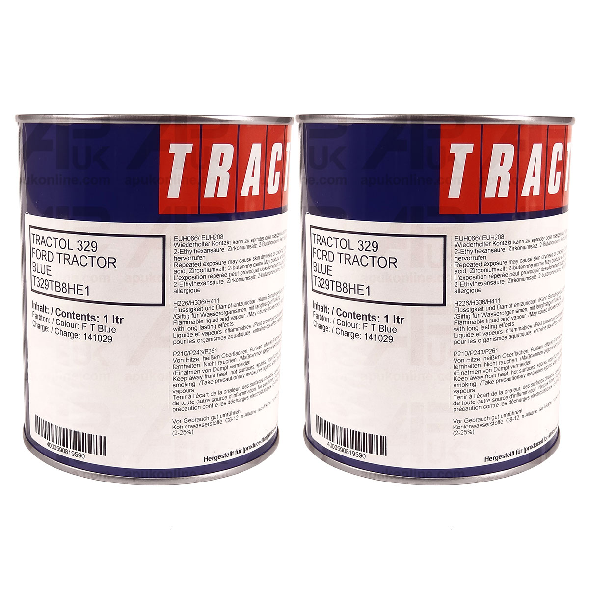 2 Litre Tractol Tractor Blue Paint for Ford New Holland 3000 4000 4600 5000 5610