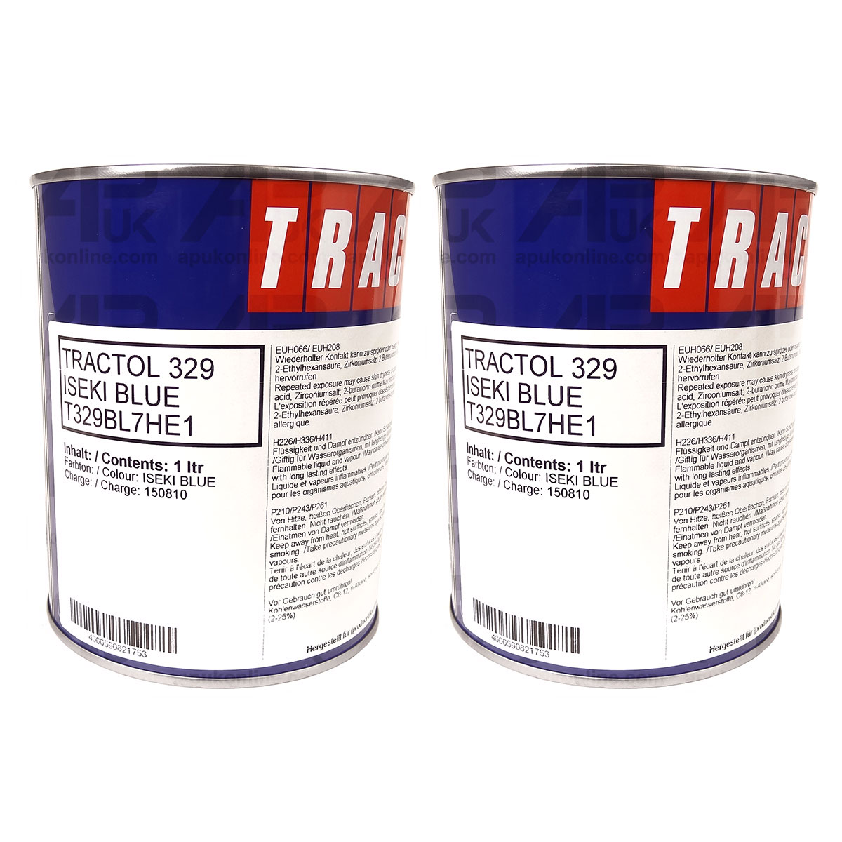 2 Litre Blue Tractol Paint 2L for Iseki Tractor Machinery Agricultural Spray