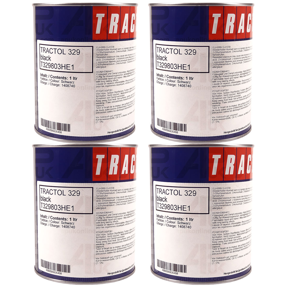 4L Chassis Machinery Black Tractol 329 Paint Gloss for Massey Ferguson Tractor