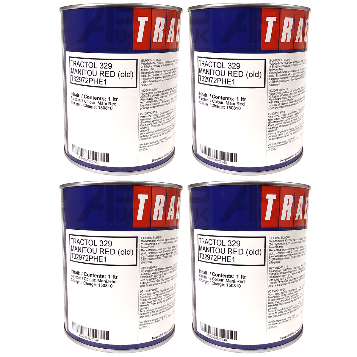 Manitou Telehandler Telescopic Loader 4 Litre Red Tractol Paint | APUK ...