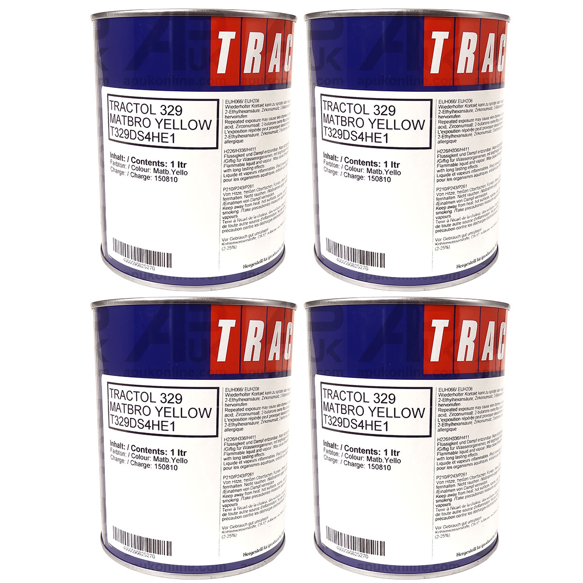 4 Litre Matbro Yellow Paint Tractol 4L Telescopic Loader Telehandler TS Enamel