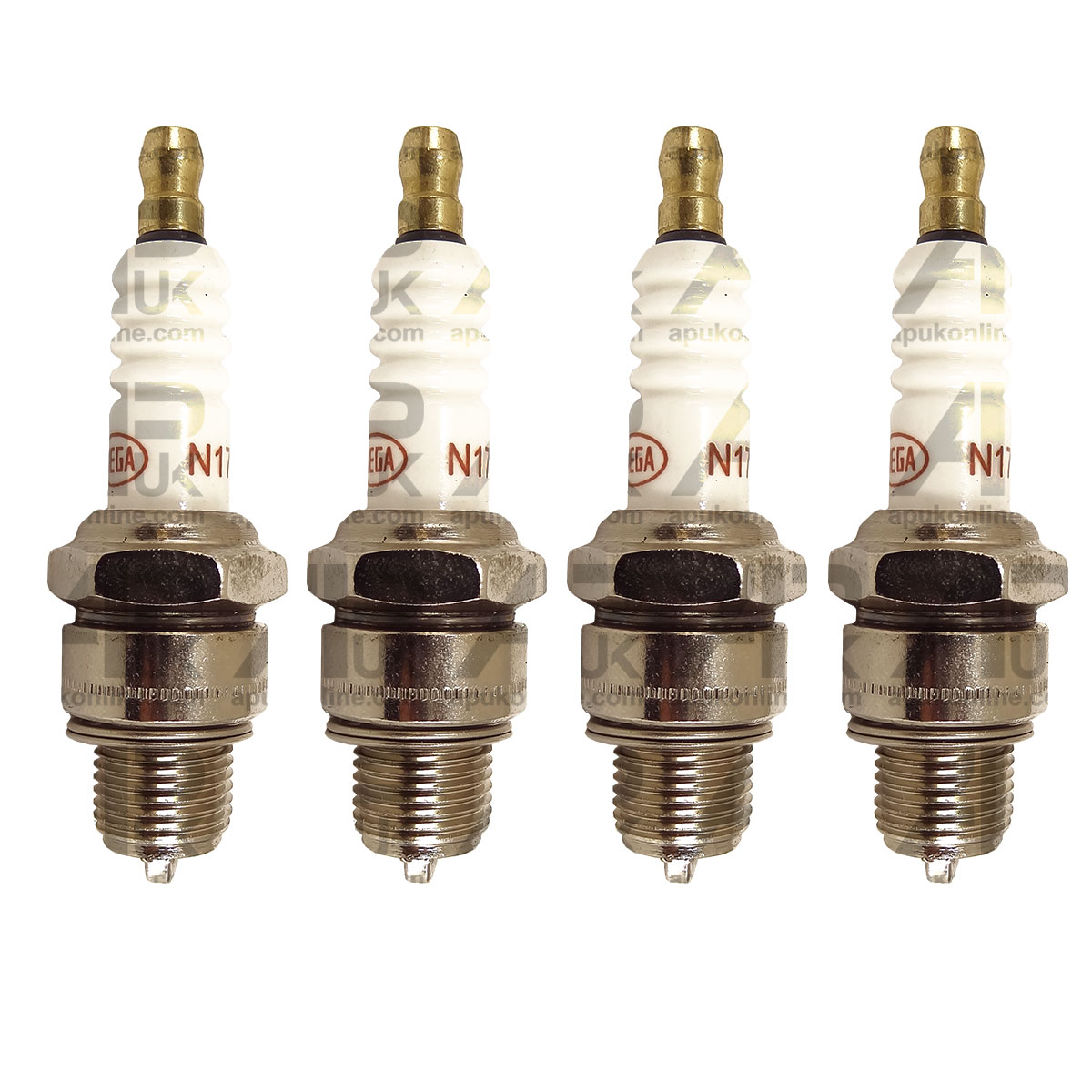 Set Short 15mm Spark Plugs for Massey Ferguson Agri Parts UK