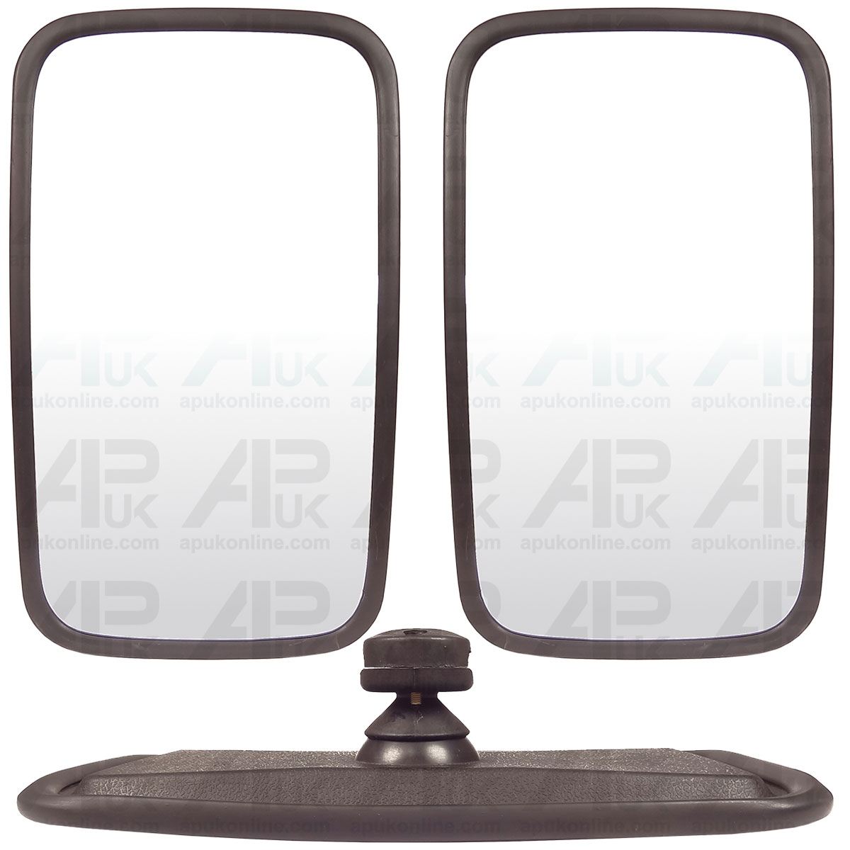 2x Universal Mirror Head &amp; Glass Tractor Lorry Digger Truck Plant Truck for JCB