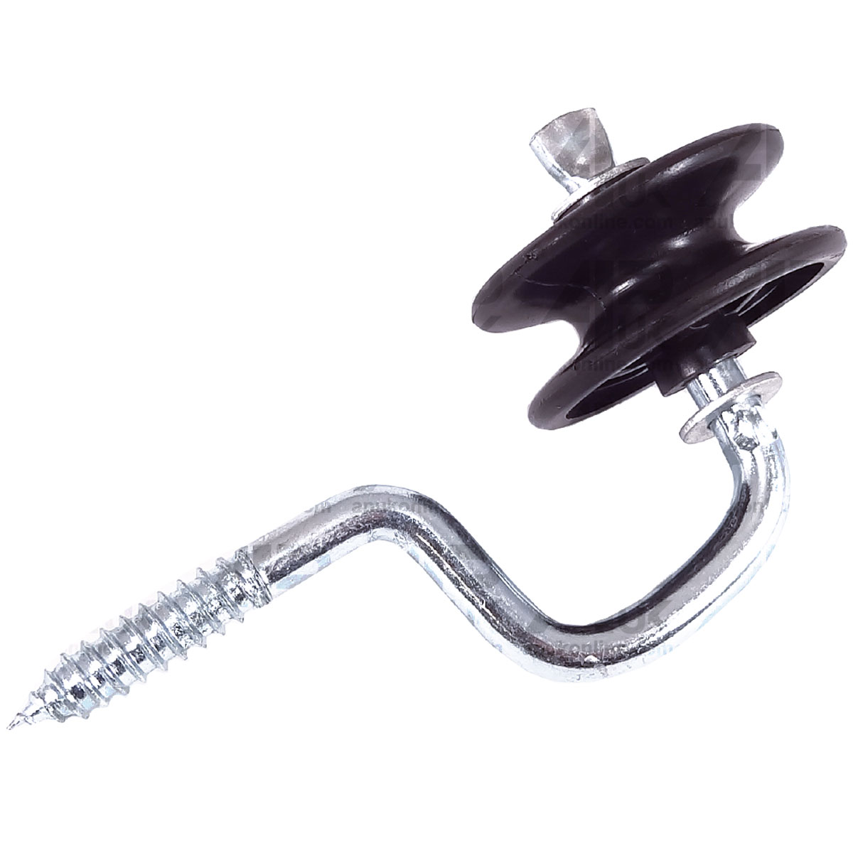 50 x  Electric Fence Roller corner Insulators Screw Poly wire Rope Fencing end