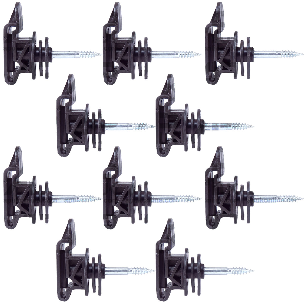 10 x Electric Fence Screw Poly Tape ribbon Insulators 20mm 40mm Fencing Rope