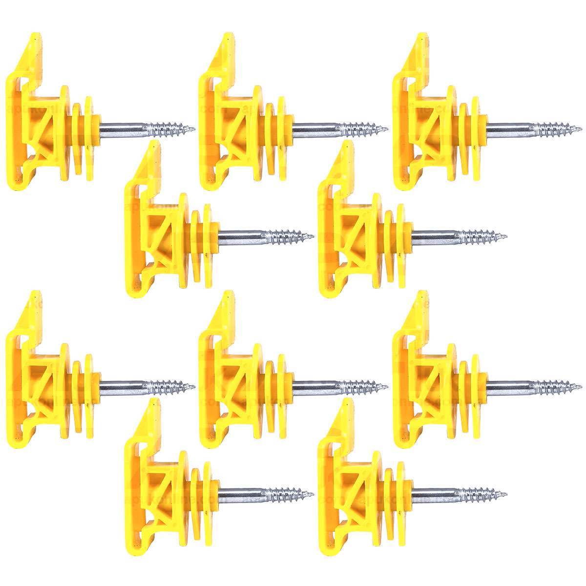 10 x Electric Fence Screw Poly Tape ribbon Insulators 20mm 40mm Fencing Rope