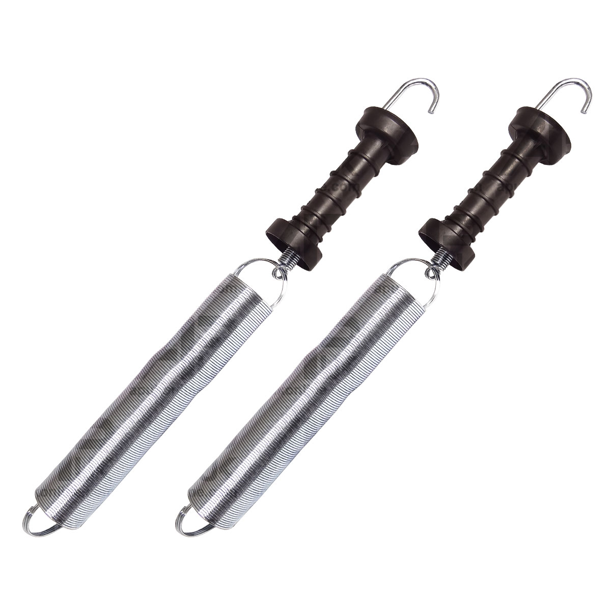 2x Heavy Duty Electric Fence Gate Handle with 5m Spring Poly Insulator Kit NEW