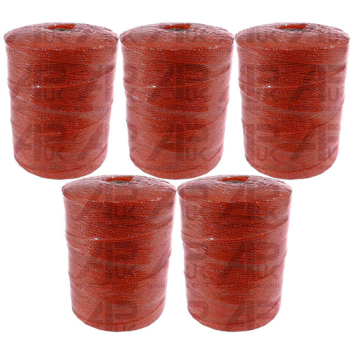 5 Rolls 500m x 2mm 3 Strand Electric Fence Polywire Poly Wire Fencing Energiser
