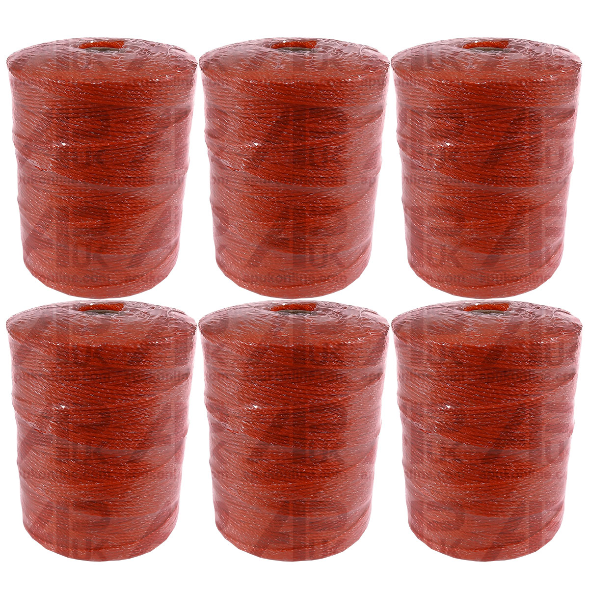 6 Rolls 500m x 2mm 3 Strand Electric Fence Polywire Poly Wire Fencing Energiser