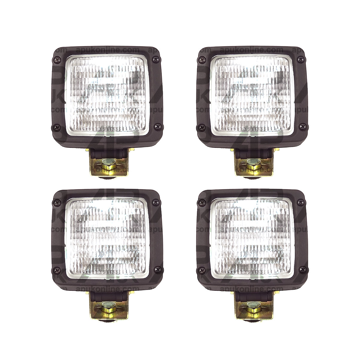 Work Light Square 12V Lamp Tractor Boat 4x4 Truck Trailer Spot Flood 4wd Offroad