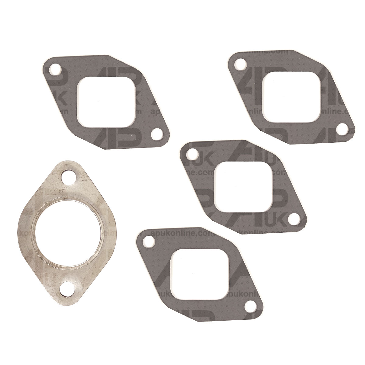 Exhaust Manifold Elbow Gasket Set for Case International 644 654 744 844 Tractor