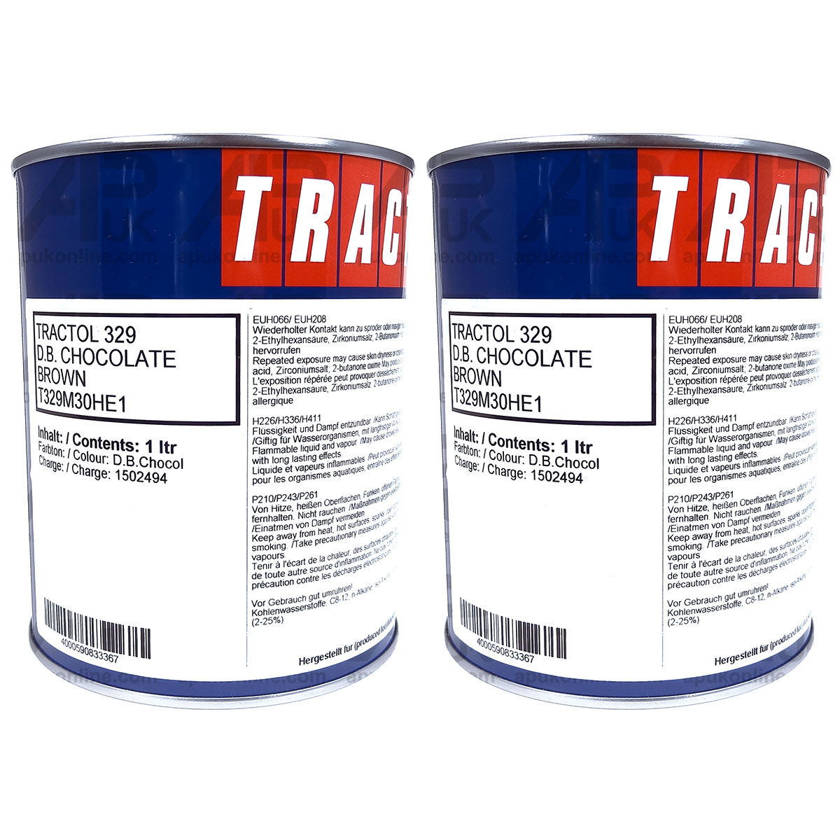 2 Litre Ltr David Brown 780 885 990 Chocolate Brown Tractor Enamel Paint Tractol