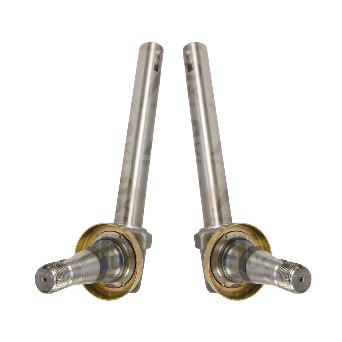 Pair Steering Spindle Stub Axle Pin for Massey Ferguson 365 375 390 398 Tractor