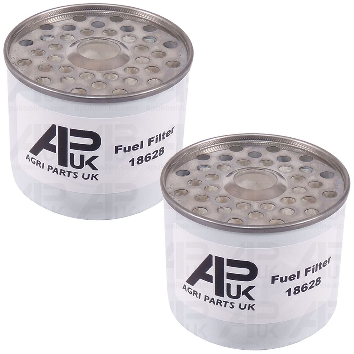 2x Fuel Filter Element for Case IH 580 780 Backhoe Massey Ferguson 500B Dozer