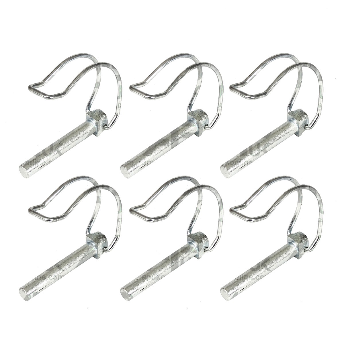 6 Pipe Tube Linch Lynch Pin 10mm x 60mm Trailer Tractor Truck Linkage Stabiliser